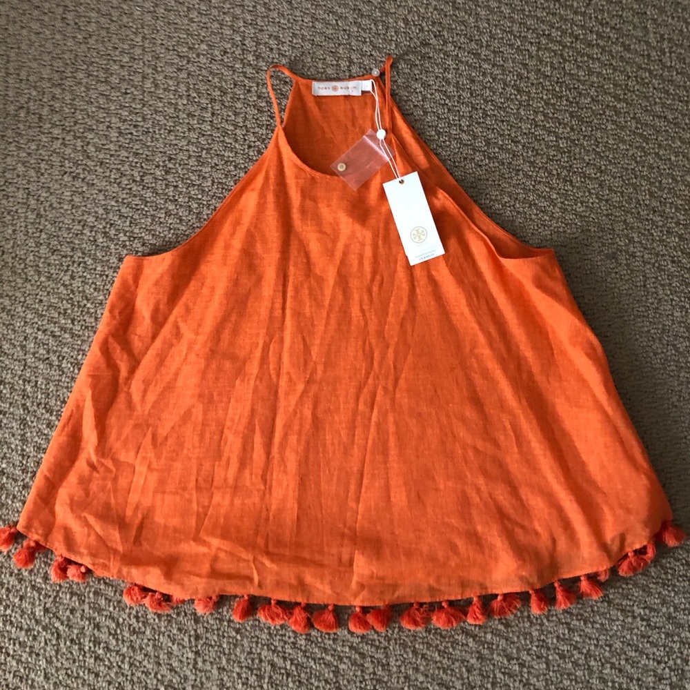 NWT Tory Burch Lindsay Swing Top sz 4